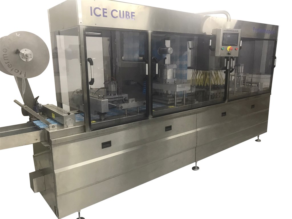 Protermopack Termoform Hazır Buz Küpü Makinesi