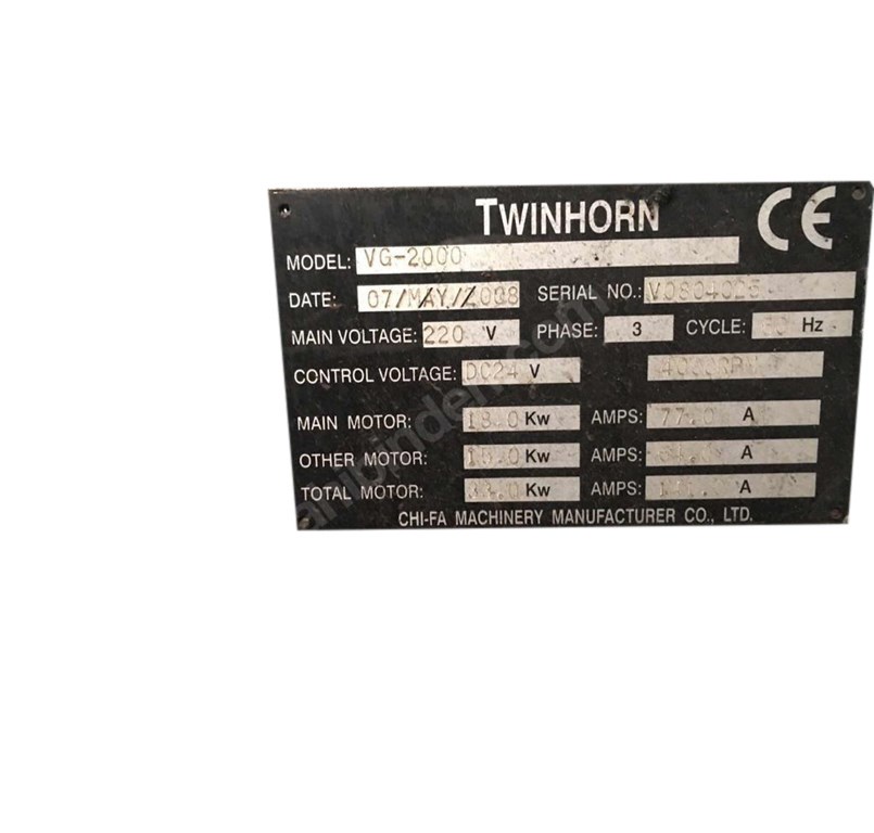 Twinhorn VG-2000 İşleme Merkezi
