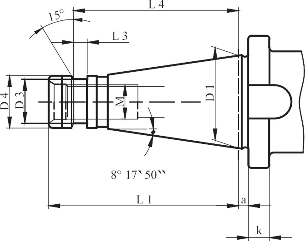 TEMAK 820.080 EMNİYETLİ TİP KILAVUZ ADAPTÖRÜ Ø31-1