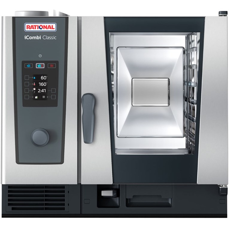 RATIONAL BUHAR KONVEKSIYONLU GAZLI FIRIN 6*1/1 GN ICCL.